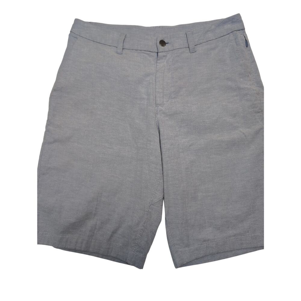 lululemon athletica Gray Men Shorts Flat Front